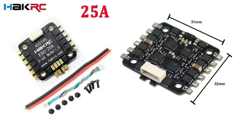 HAKrc 4in1 25A 2-4S
