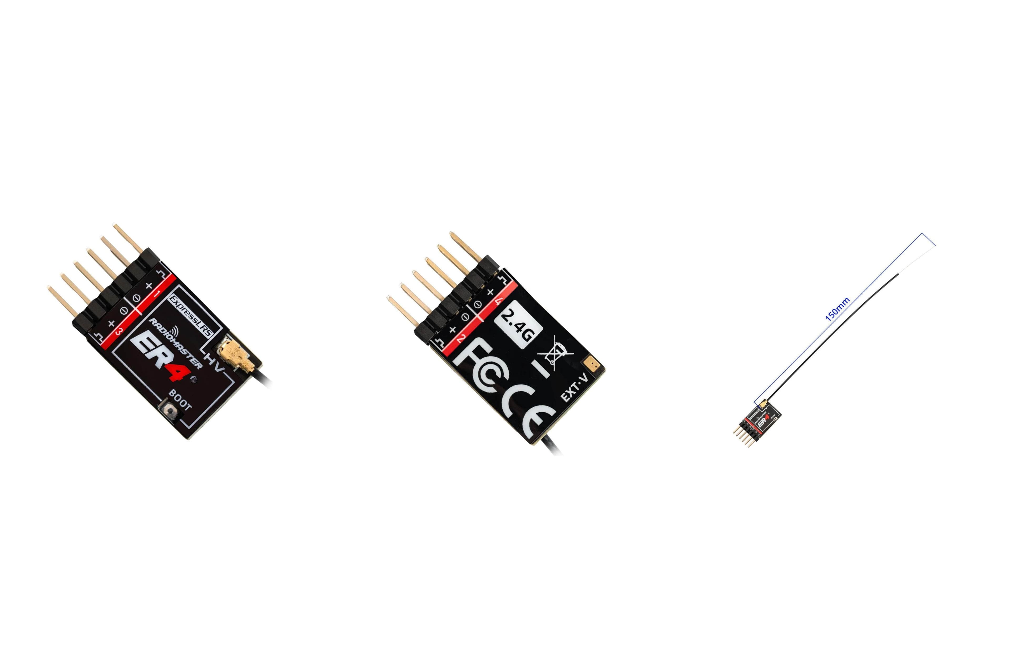 RadioMaster ER4 2.4GHz 4Ch ELRS PWM Receiver