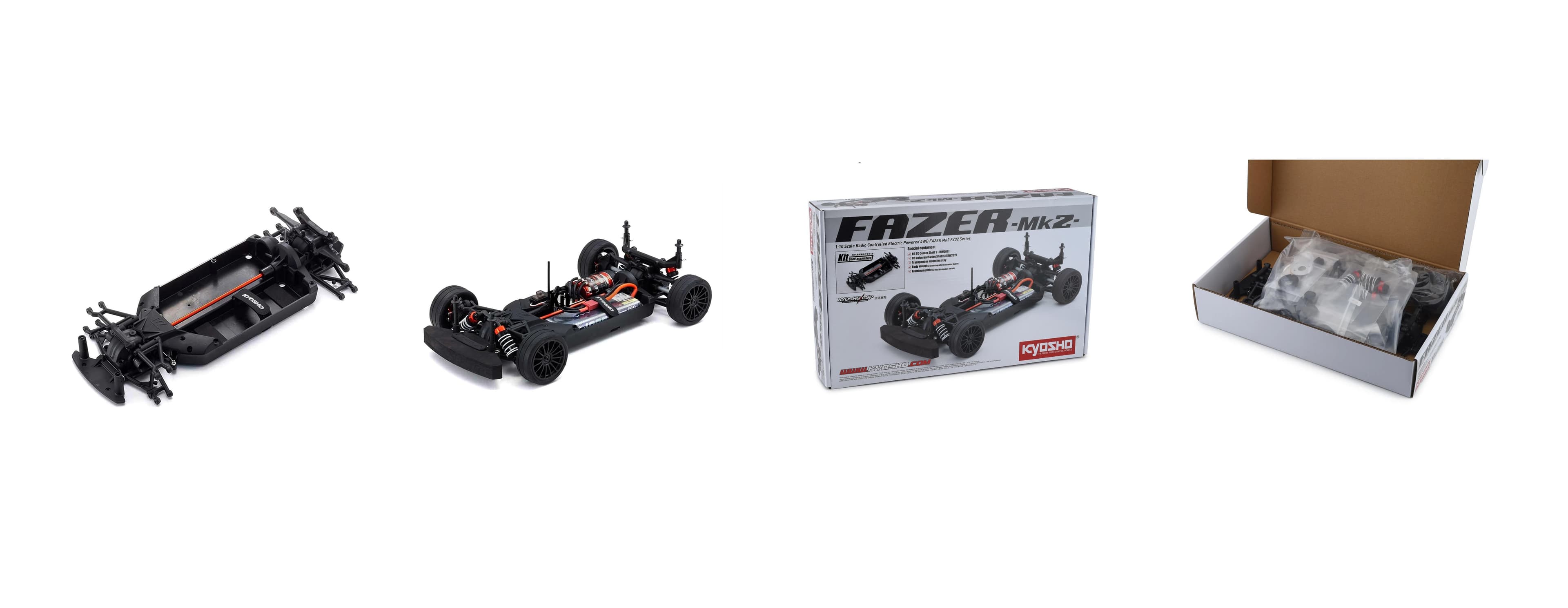 Kyosho EP Fazer Mk2 1/10 Electric Touring Car Rolling Chassis Kit