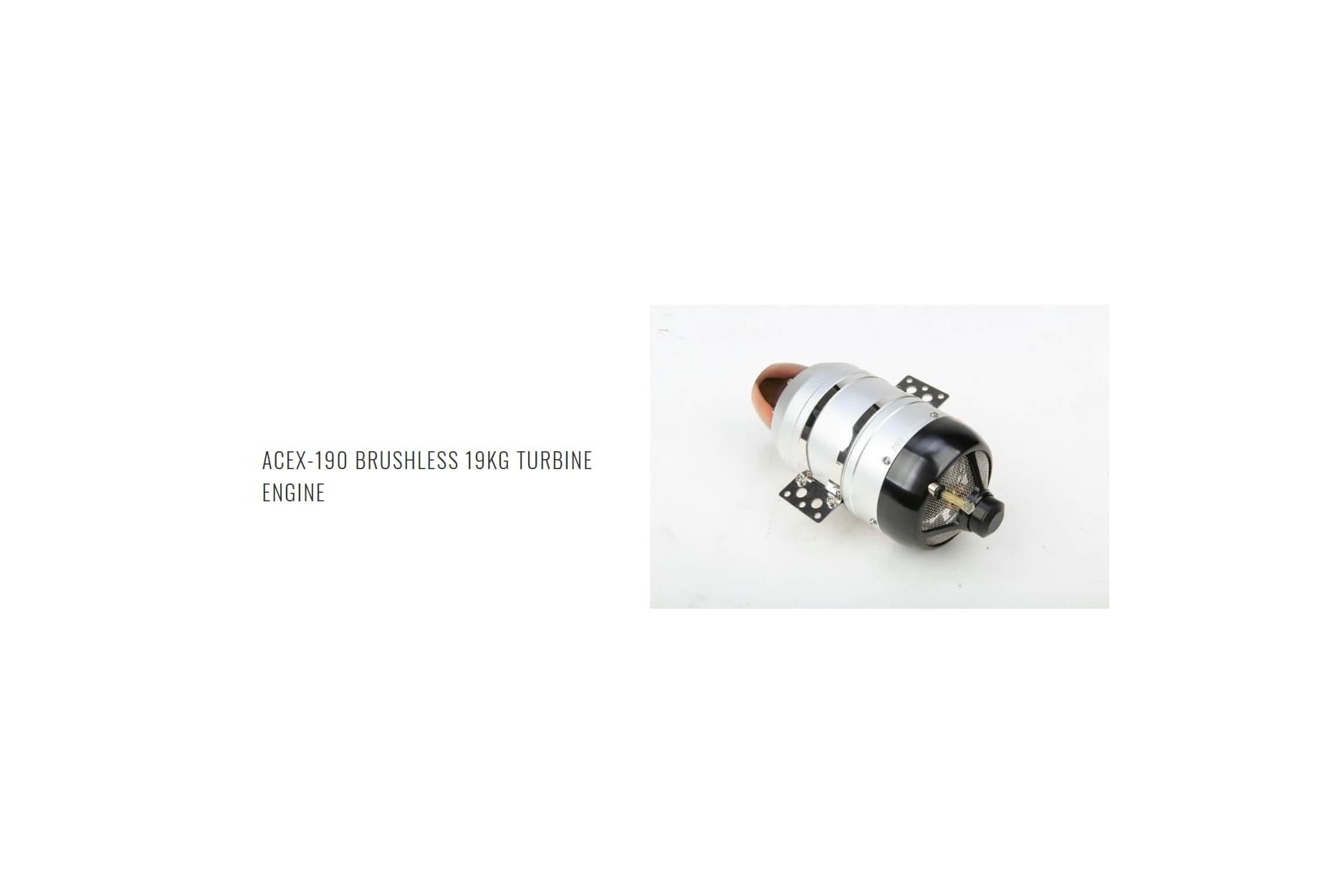 AceX 190 Brushless 19KG Turbine Engine