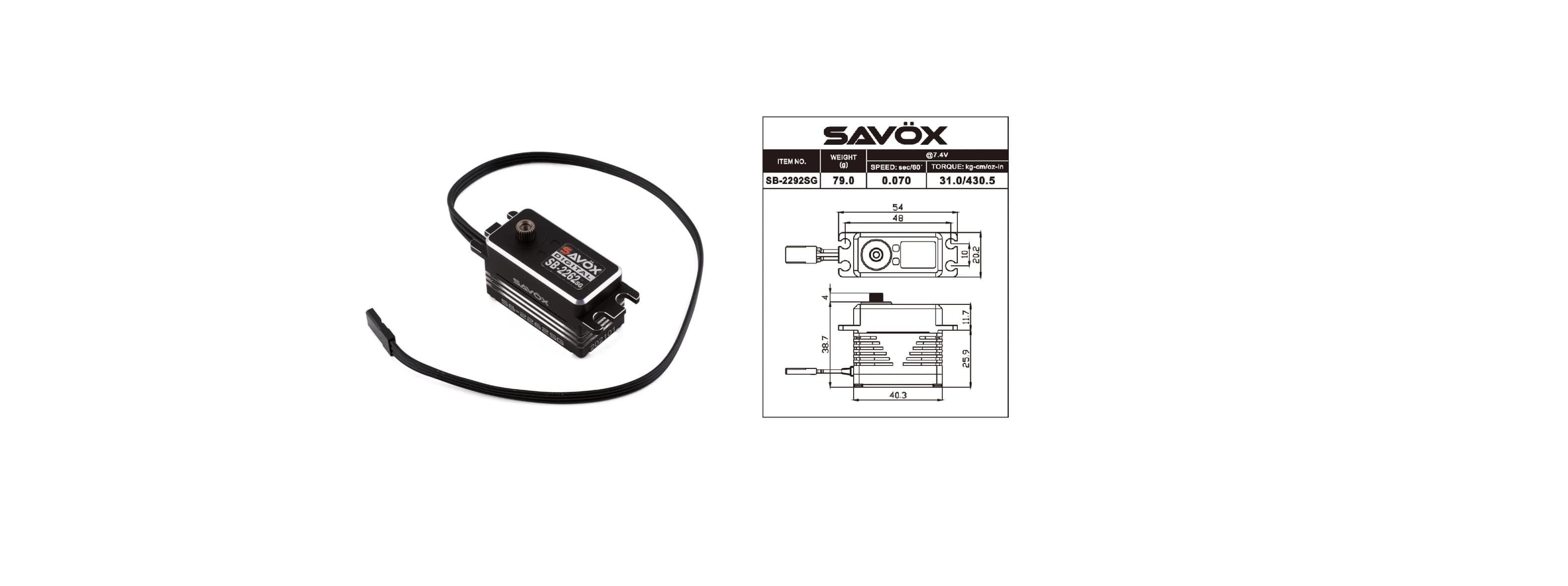 SAVOX SB 2262SG Servo