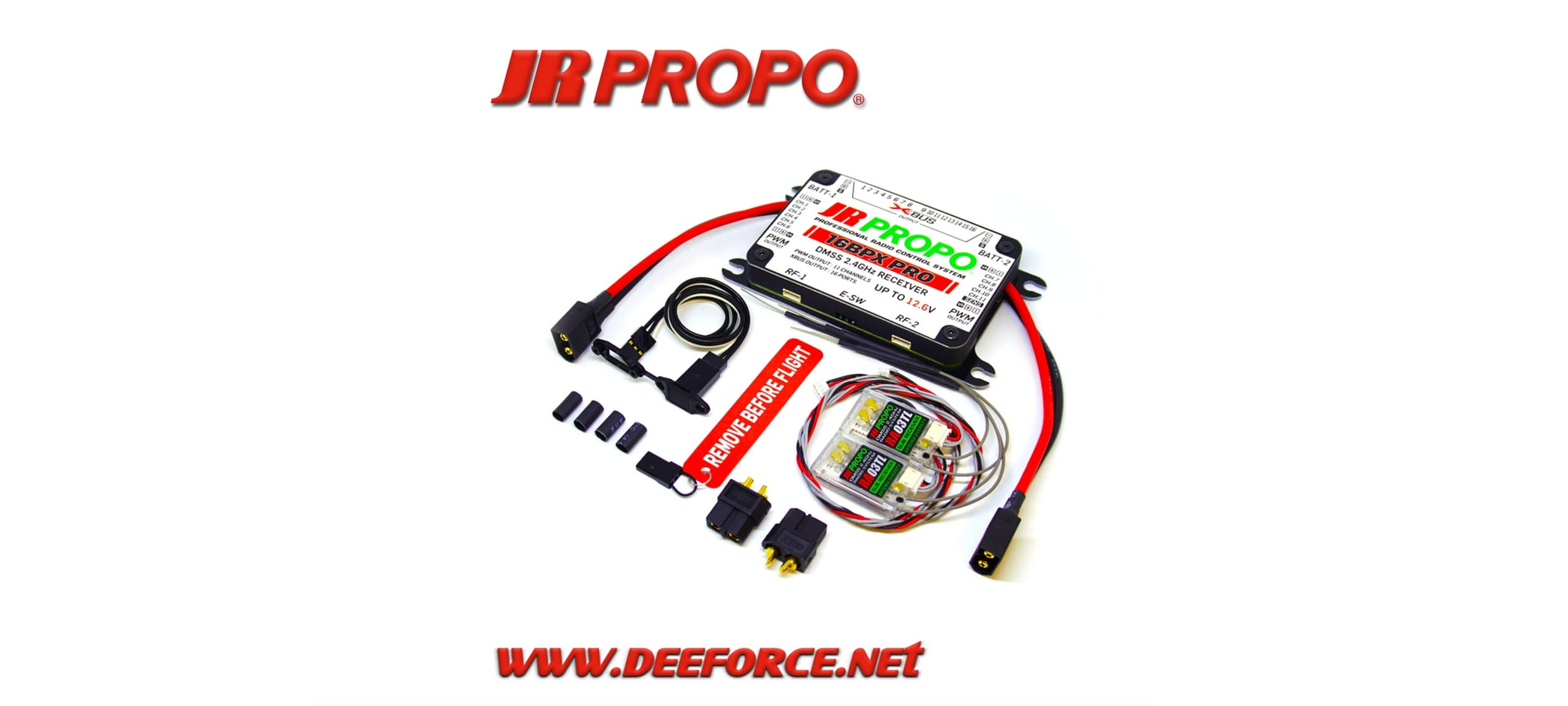 16BPX PROPO w/RA03TL x2 DMSS Receiver