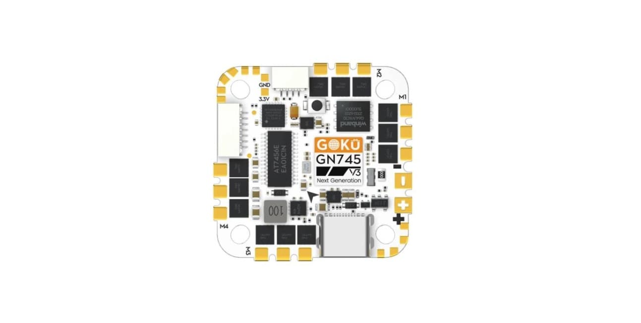 Flywoo GOKU GN745 V3 AIO F7 FC 45A 2-6S AM32 4-in-1 ESC