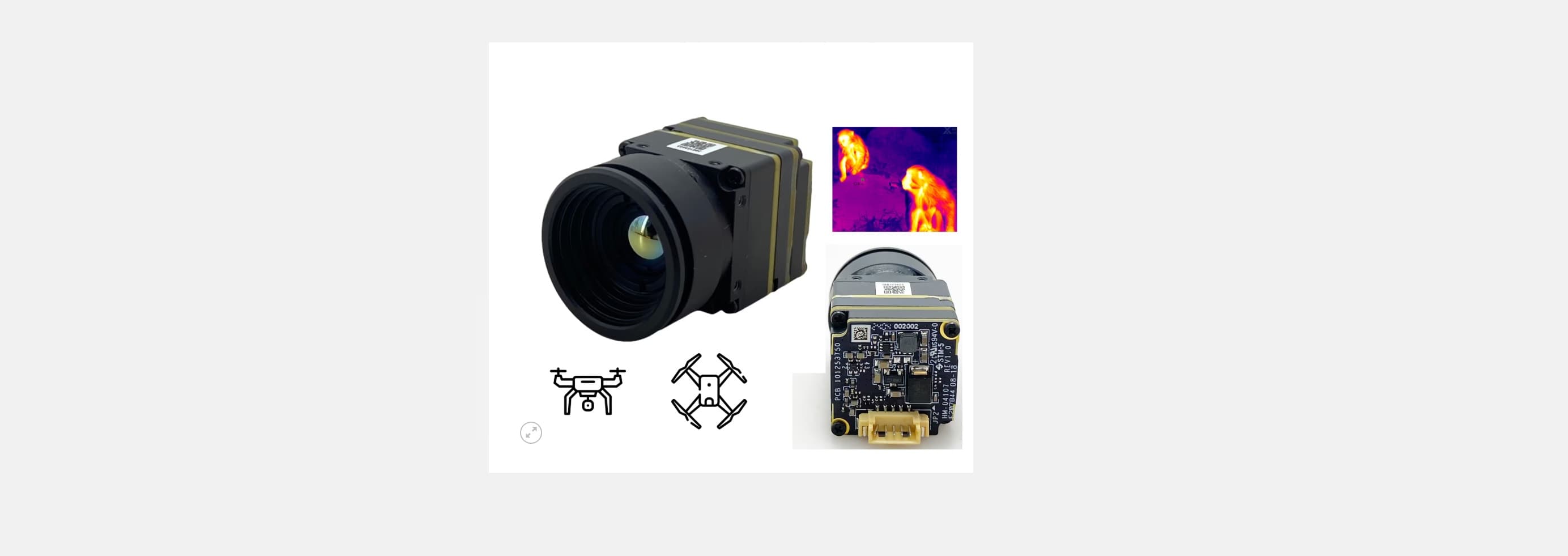 640 x 512 Analog thermal imaging camera
