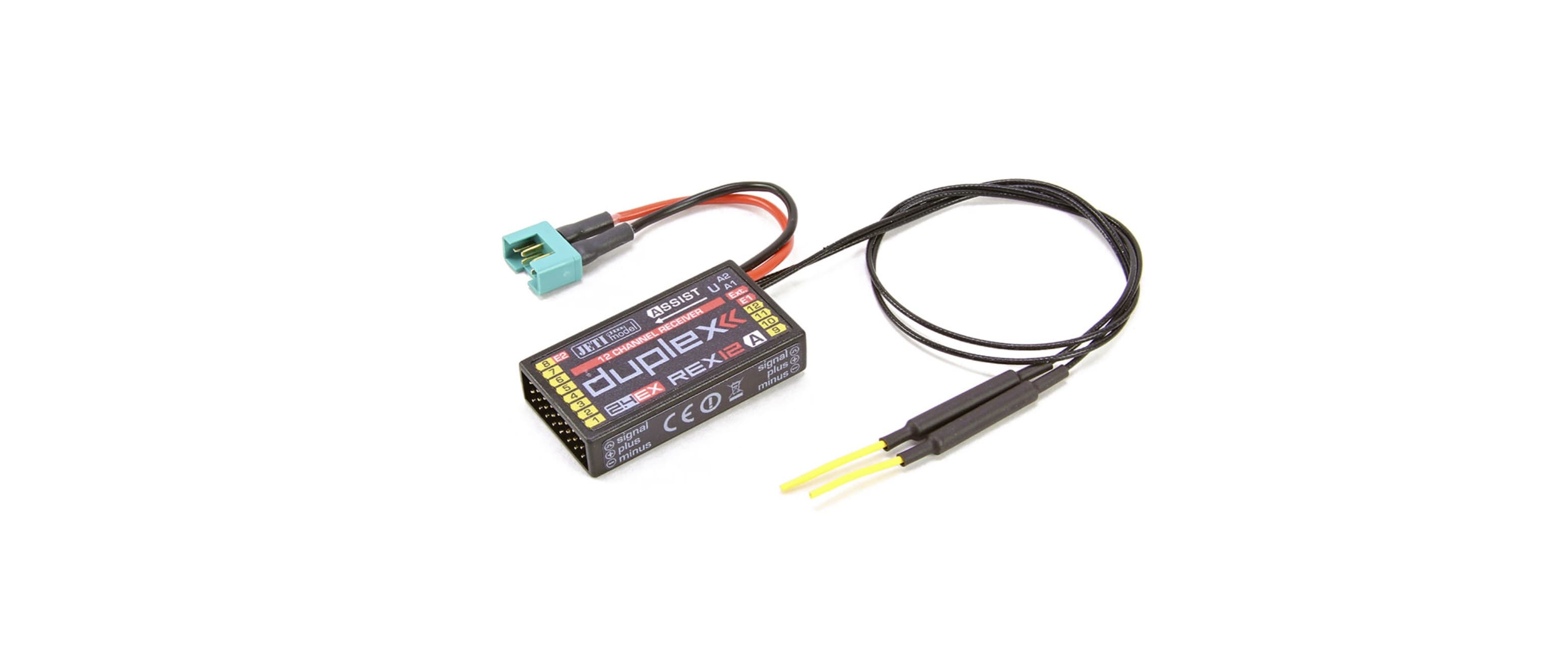 Jeti Duplex EX R12 REX Assist EPC 2.4GHz Receiver