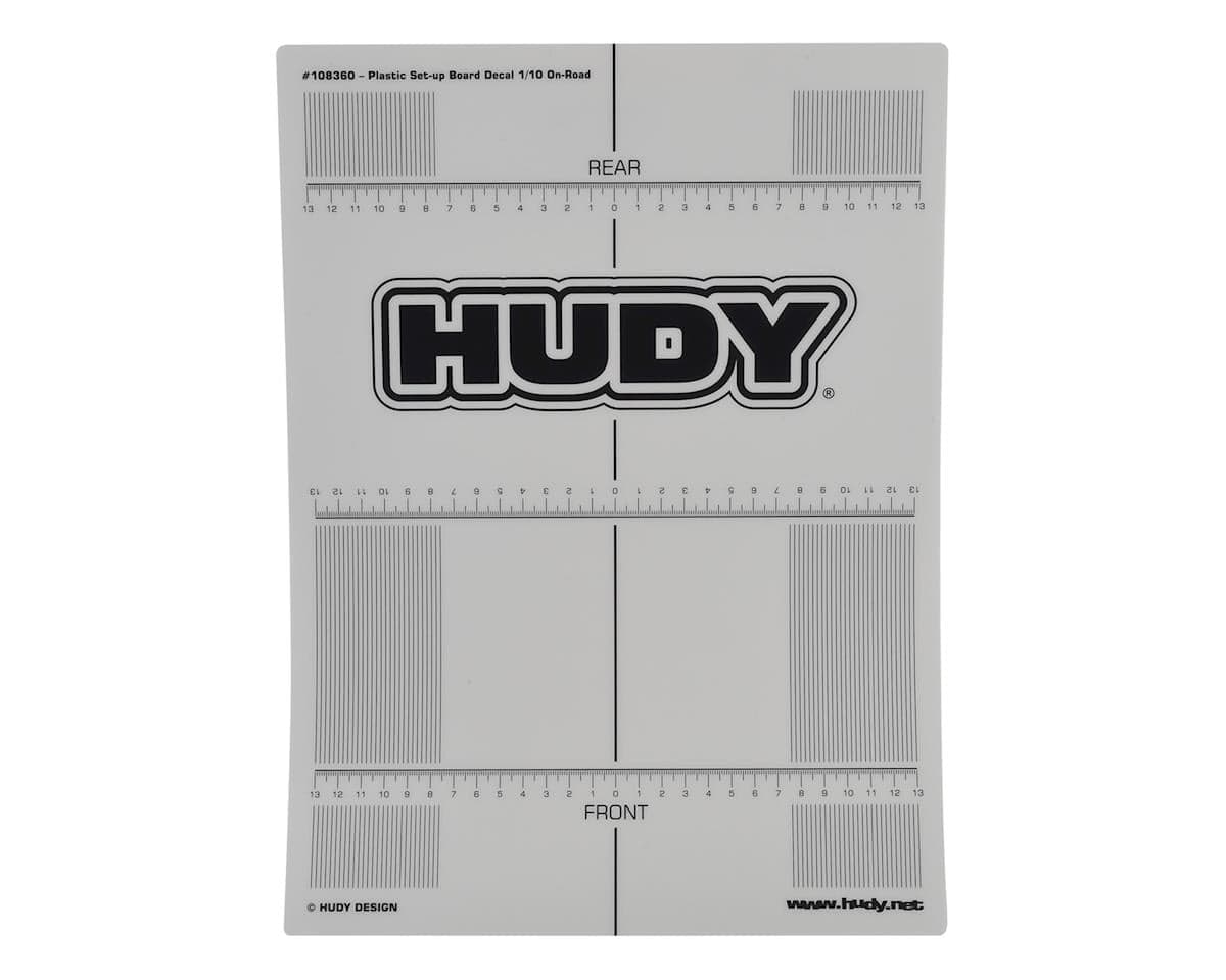 Hudy 1/10 Touring Car Plastic Touring Car Set-Up Board Decal (282x386mm)