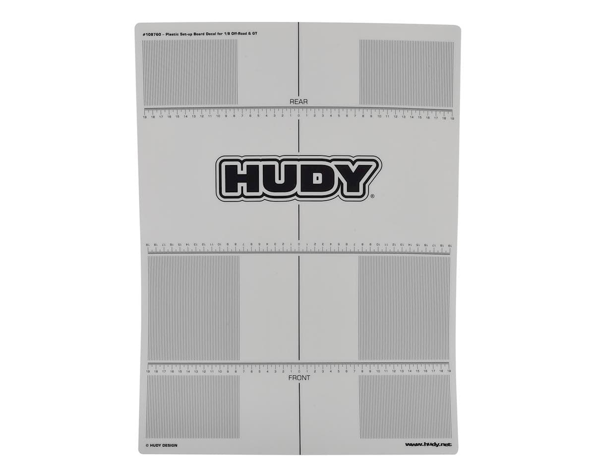 Hudy 1/8 Off-Road & GT Plastic Set-Up Board Decal (399x545mm)