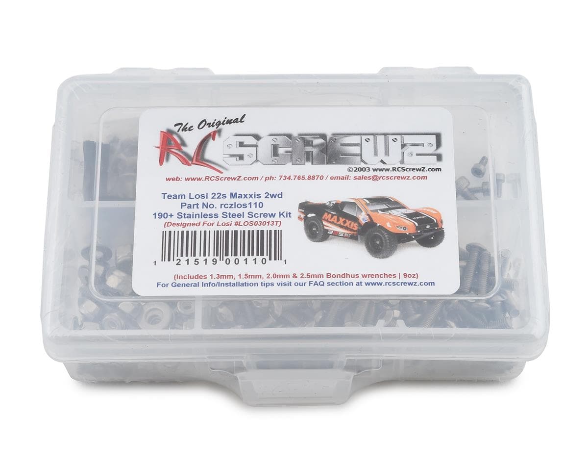 RC Screwz Team Losi 22S SCT Stainless Steel Screw Kit
