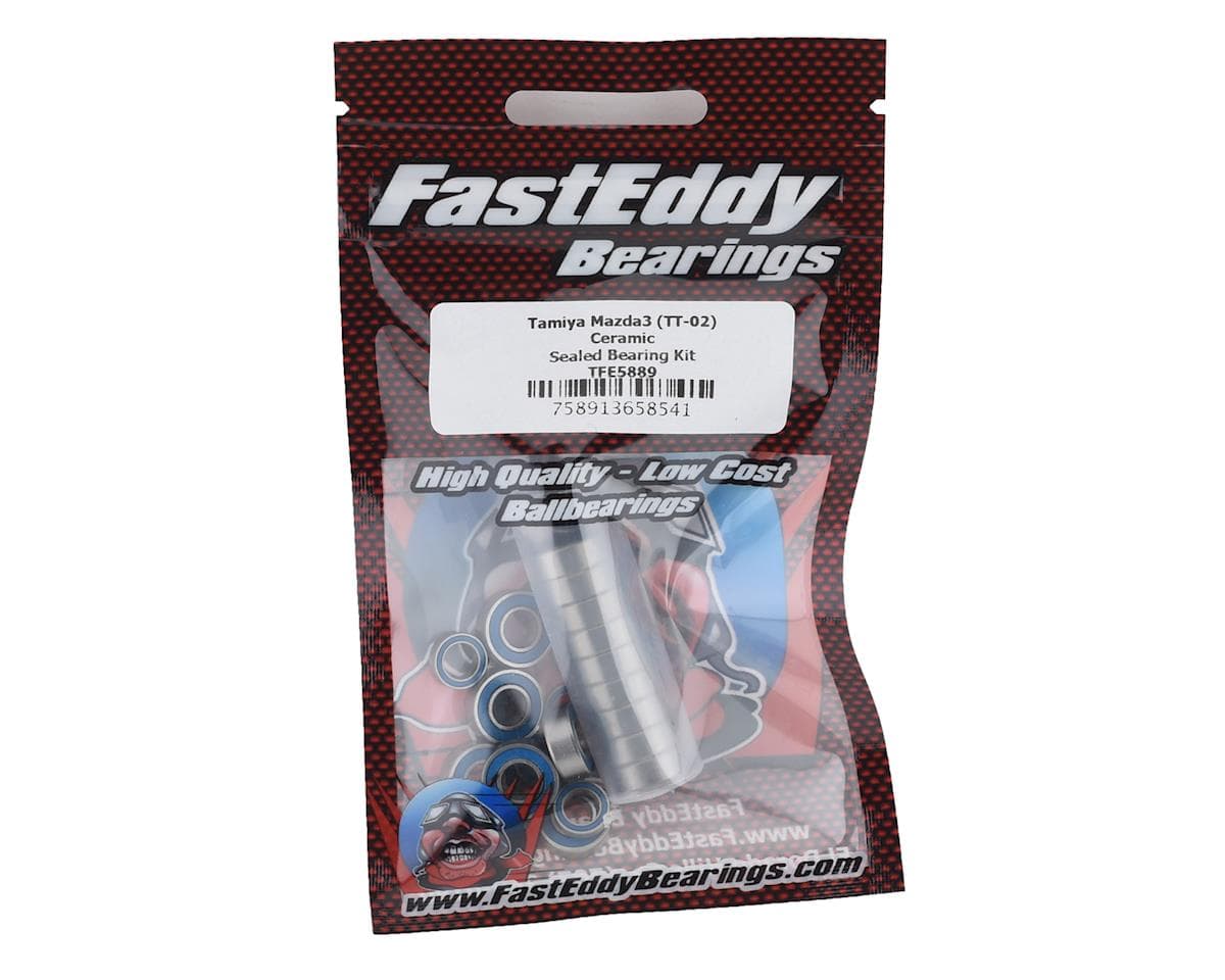 FastEddy Tamiya Mazda3 Ceramic Rubber Sealed Bearing Kit (TT-02)