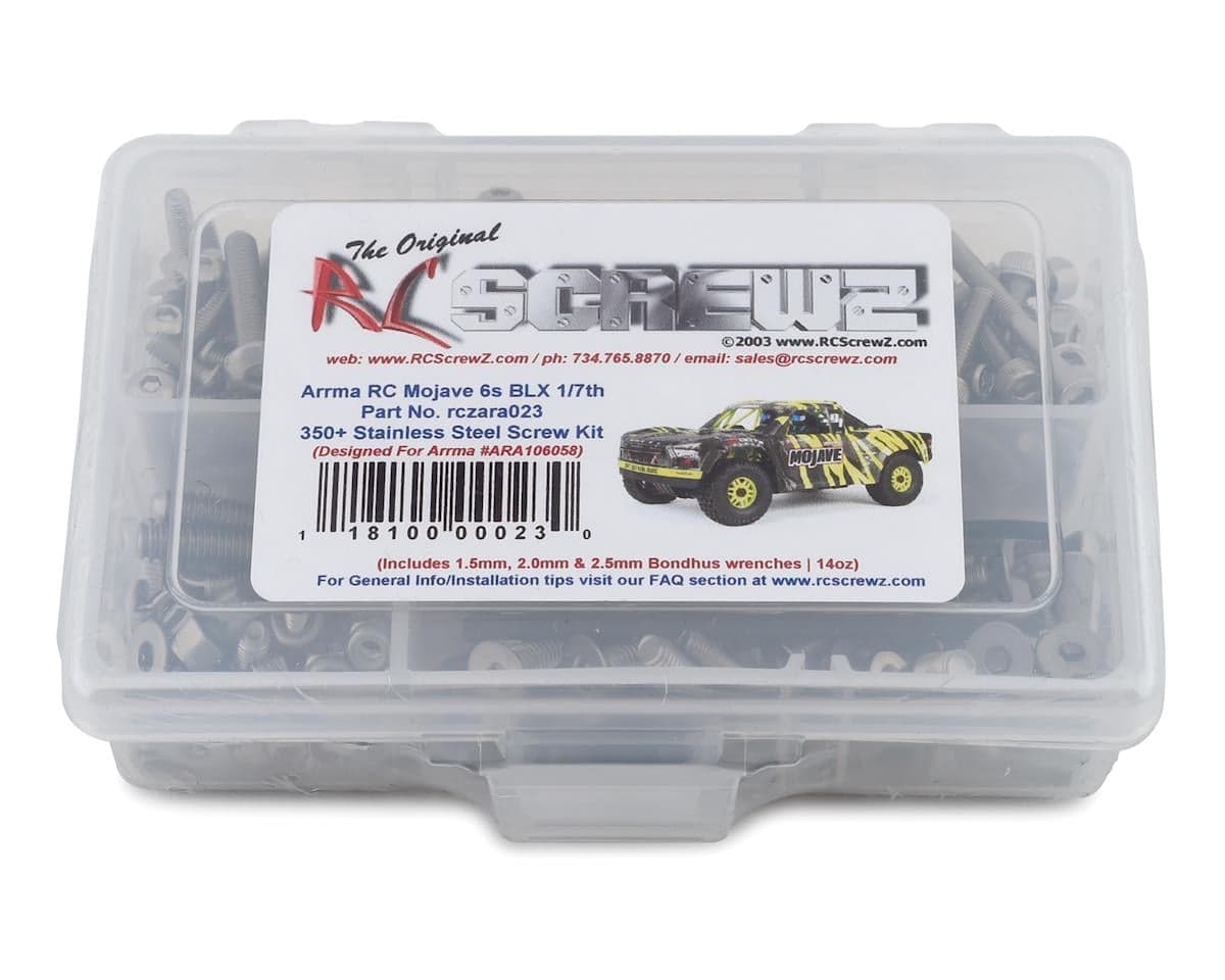 RC Screwz Arrma Mojave 6S BLX Stainless Steel Screw Kit