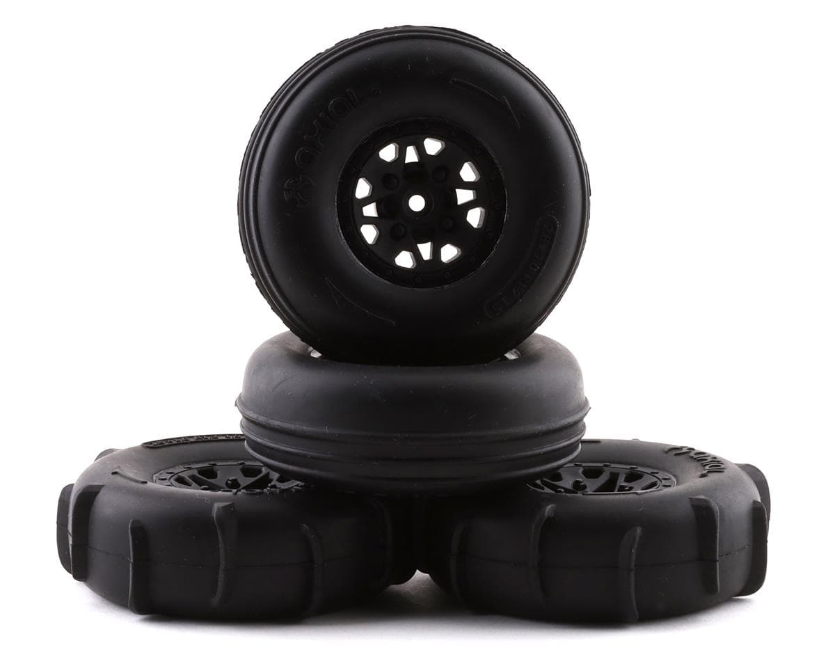 Axial ST28 Razor Pre-Mounted Front & Paddle Rear Tire Set (4)