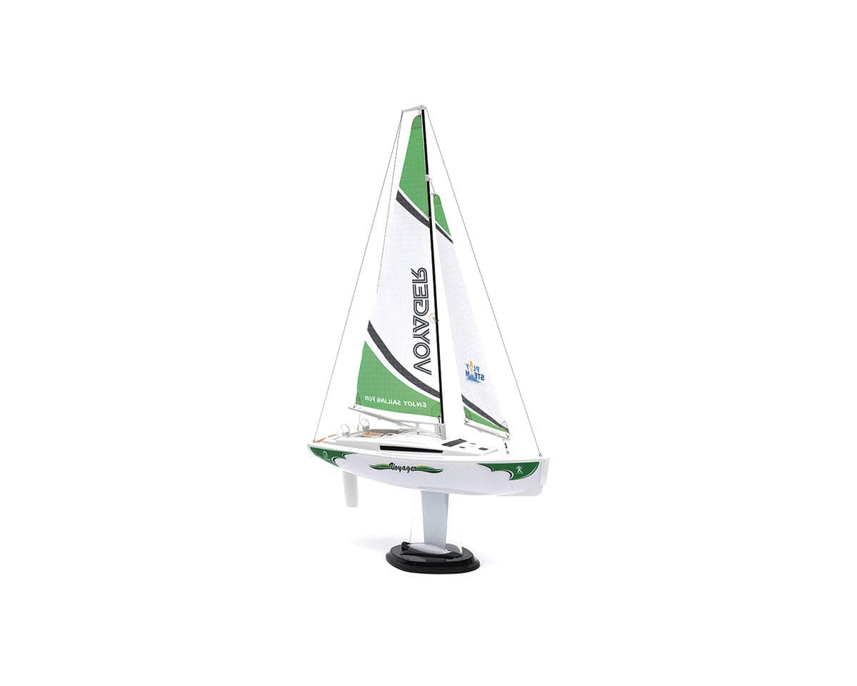 PlaySTEM Voyager 280 Sailboat w/2.4GHz Transmitter (Green)