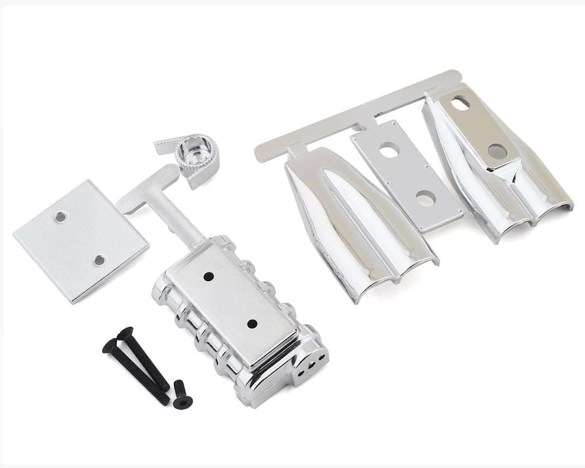 RPM "Shotgun Style" Mock Intake & Blower Set (Chrome)