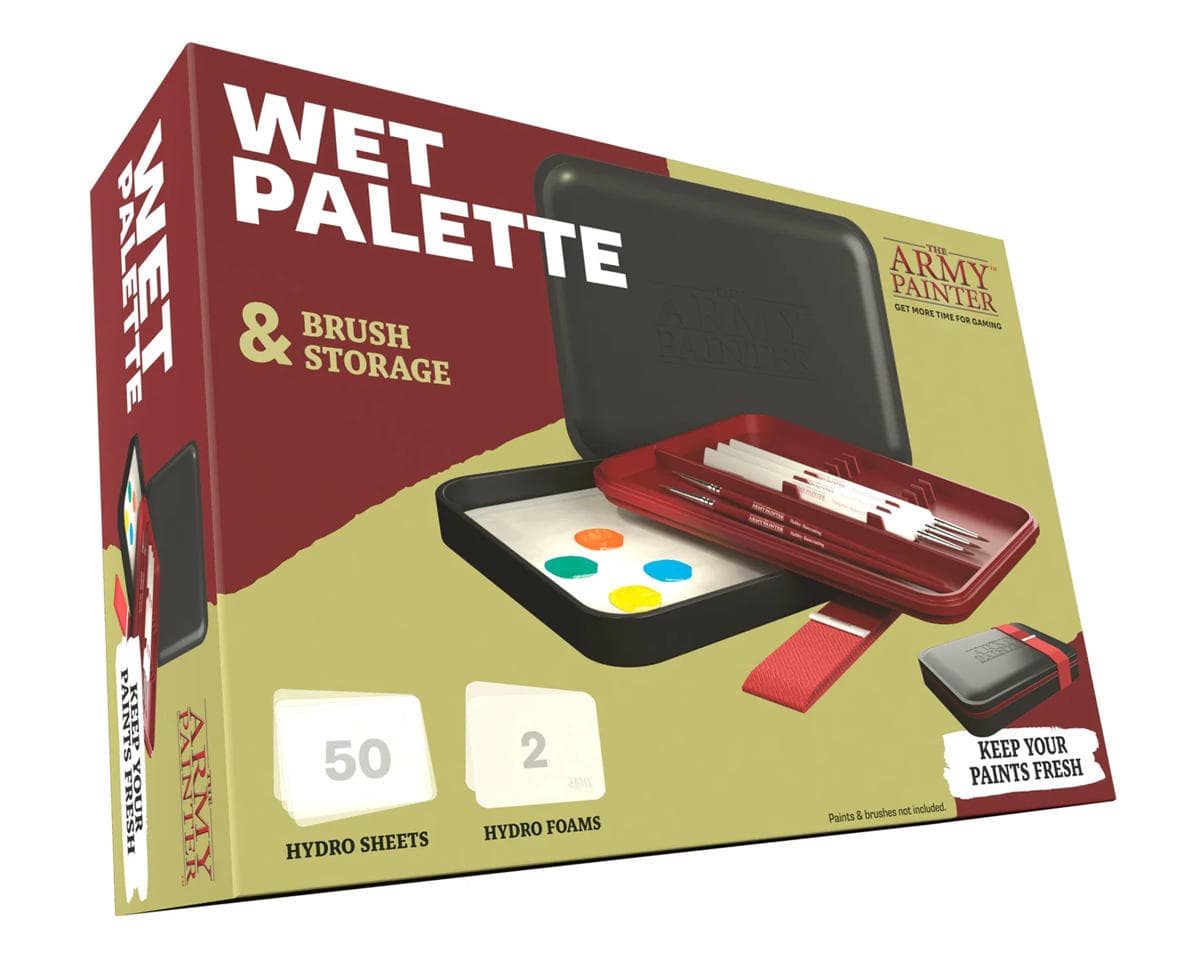 Army Painter Wet Palette & Brush Storage Set