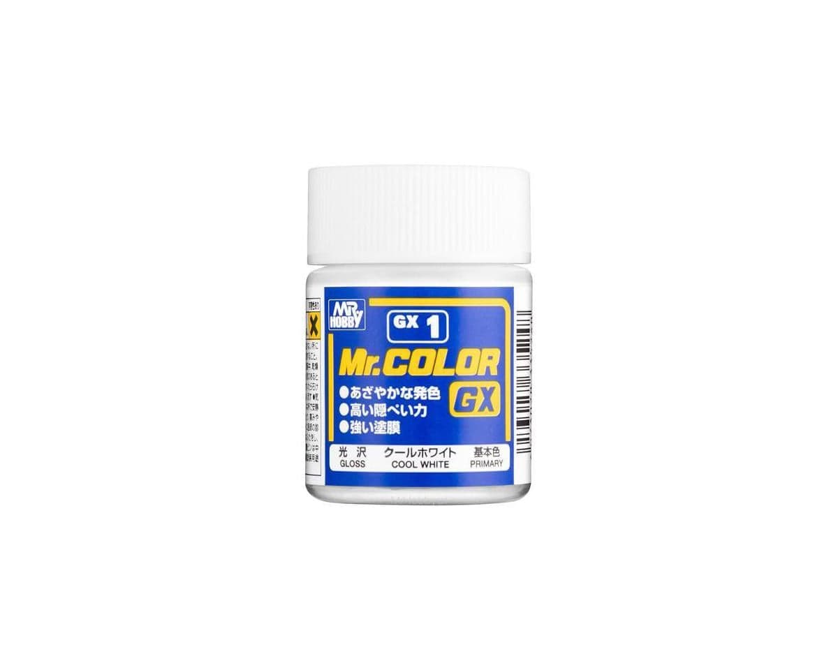 GSI Creos Mr. Hobby Mr. Color GX GX1 Paint (Cool White) (18ml) (Gloss)