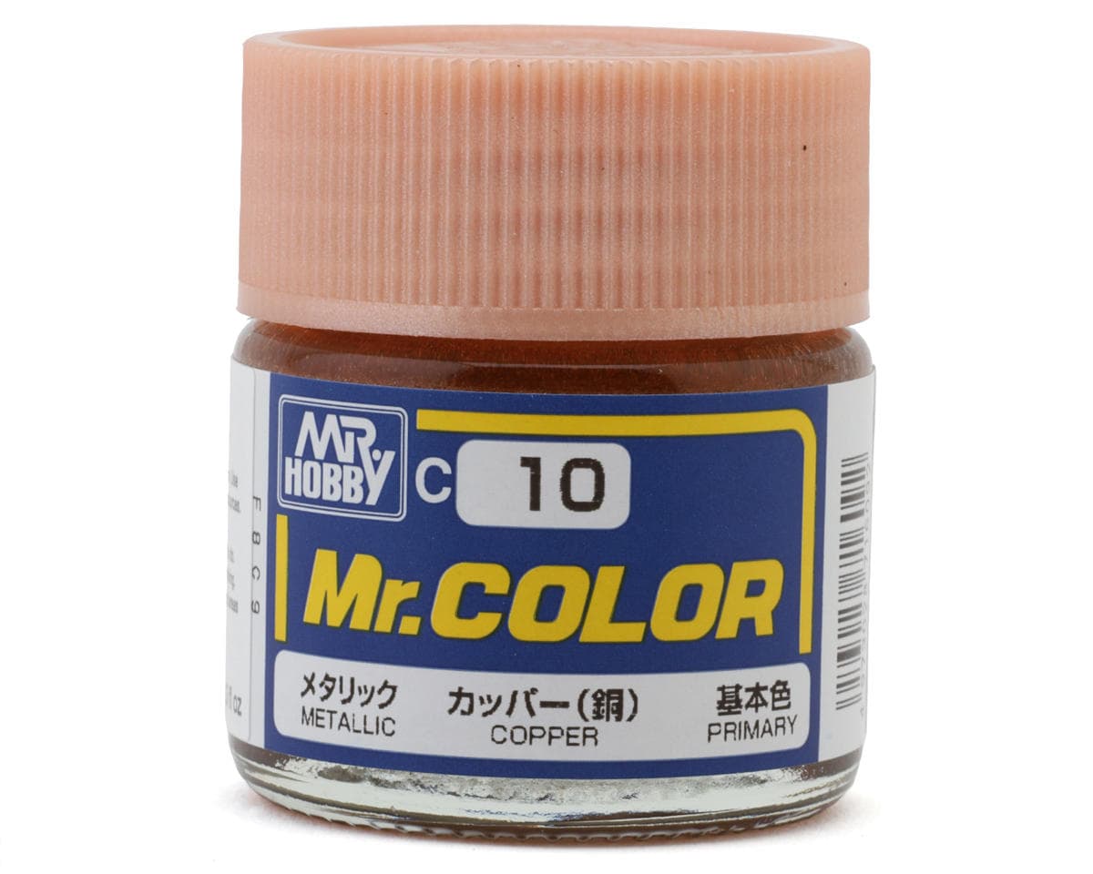 GSI Creos Mr. Hobby C10 Metallic Copper Acrylic Hobby Paint (10ml)
