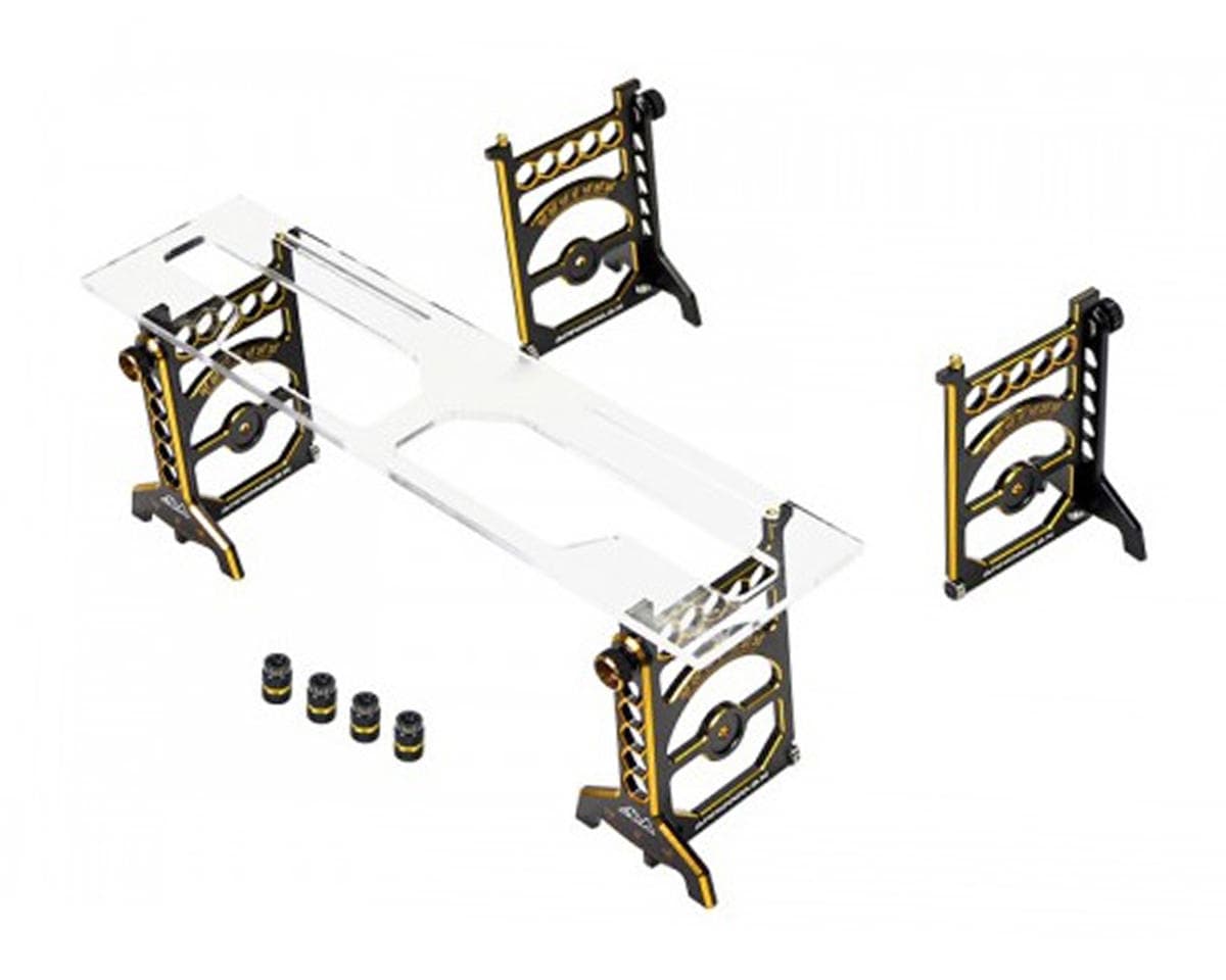AM Arrowmax Black Golden 1/10 Touring Car Set-Up System w/Bag