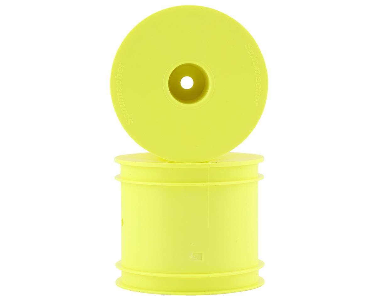 Schumacher 2.2" 1/10 Stadium Truck Wheel (Yellow) (2) w/12mm Hex