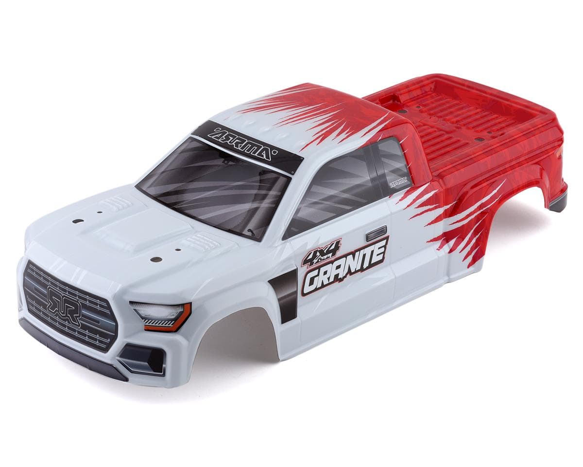 Arrma Granite Mega 4x4 Pre-Painted Body (Red)