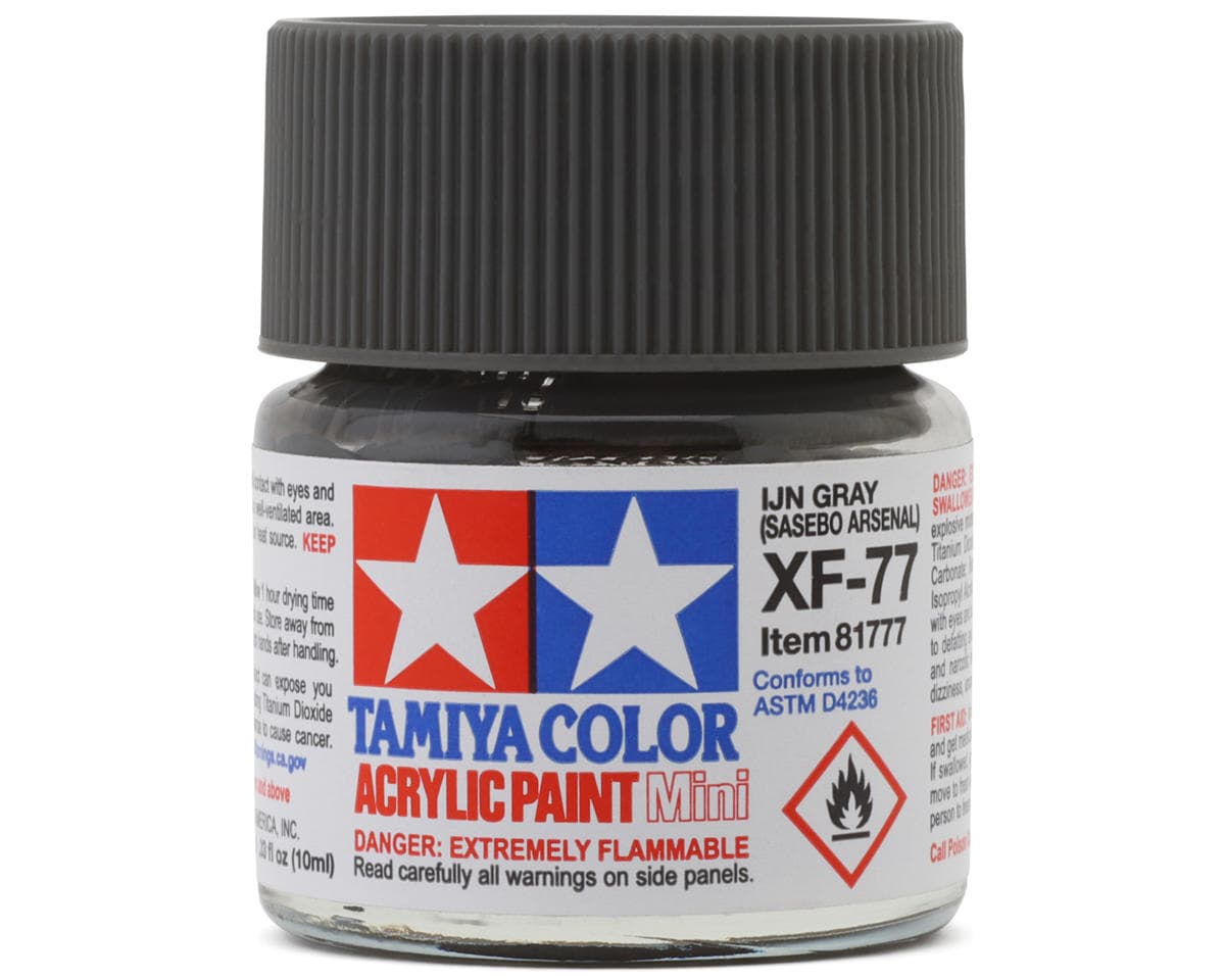 Tamiya XF-77 IJN Flat Grey Acrylic Paint (10ml)
