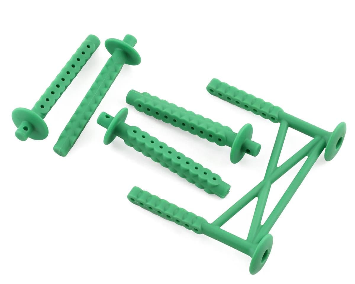 Losi LMT Rear Body Support & Body Posts (Green)