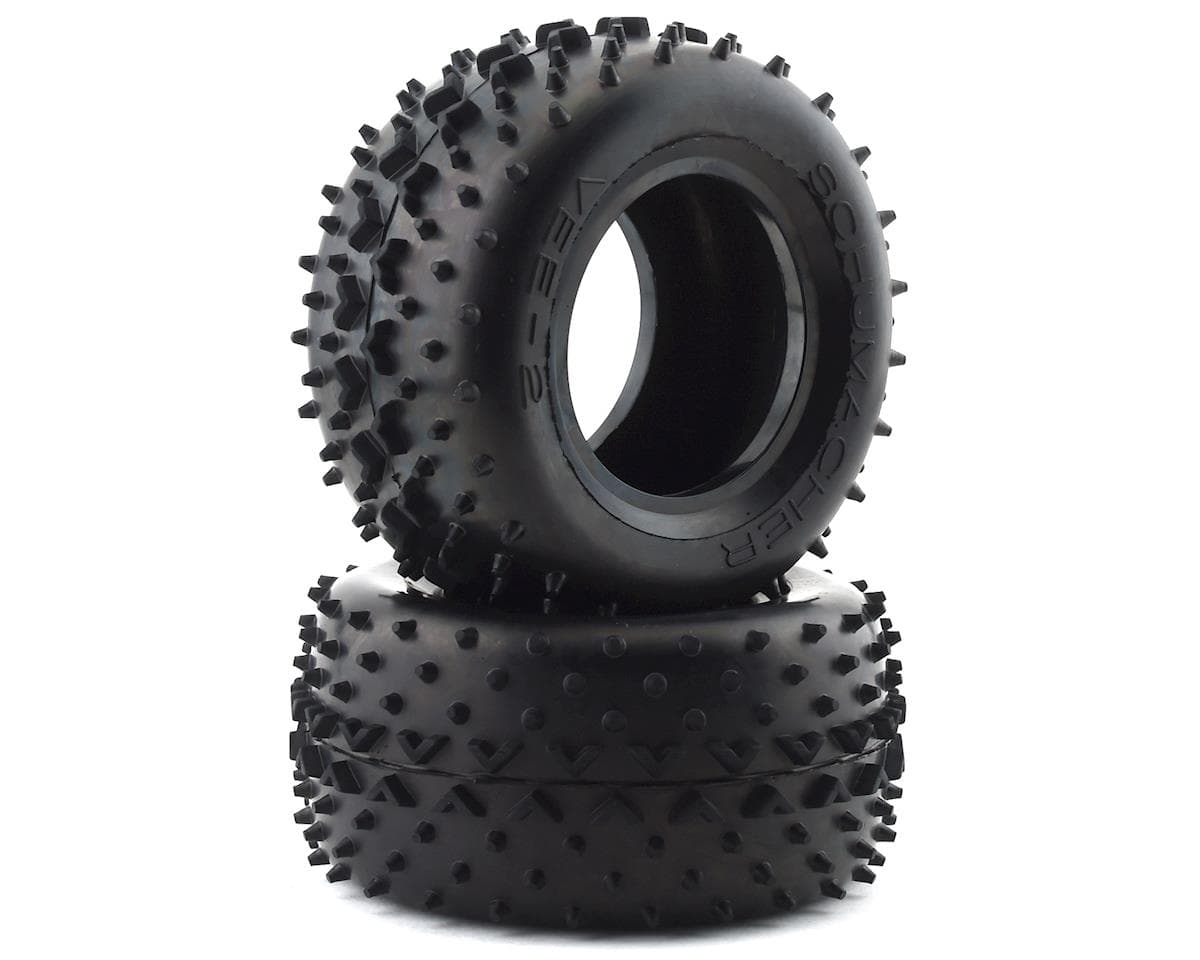Schumacher VEE 2 Truck Tires (2) (Silver)