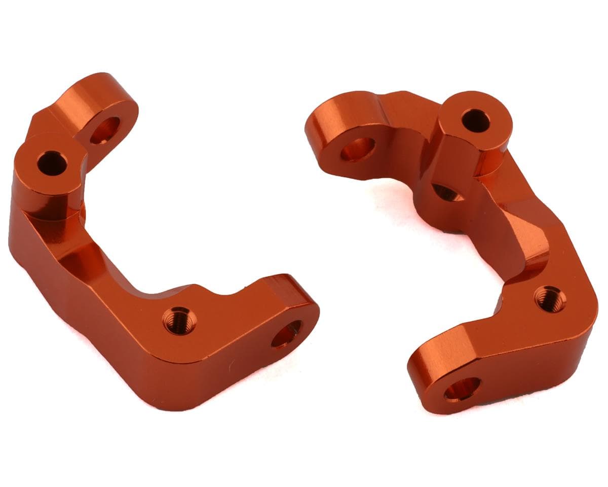 ST Racing Concepts DR10 Aluminum Caster Blocks (Orange) (2)