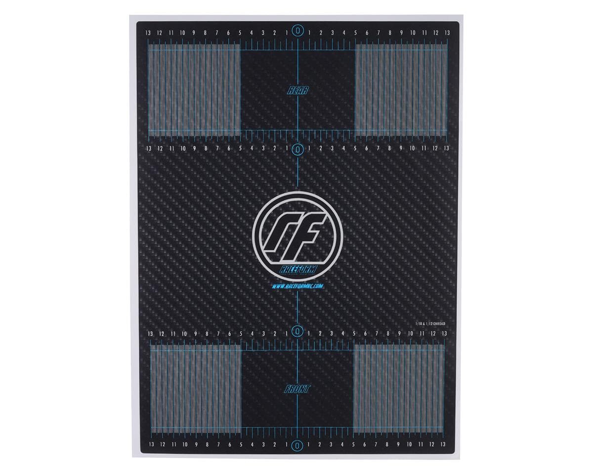 Raceform Carbon Fiber Graphic Setup Decals (1/10, 1/12 On-Road)