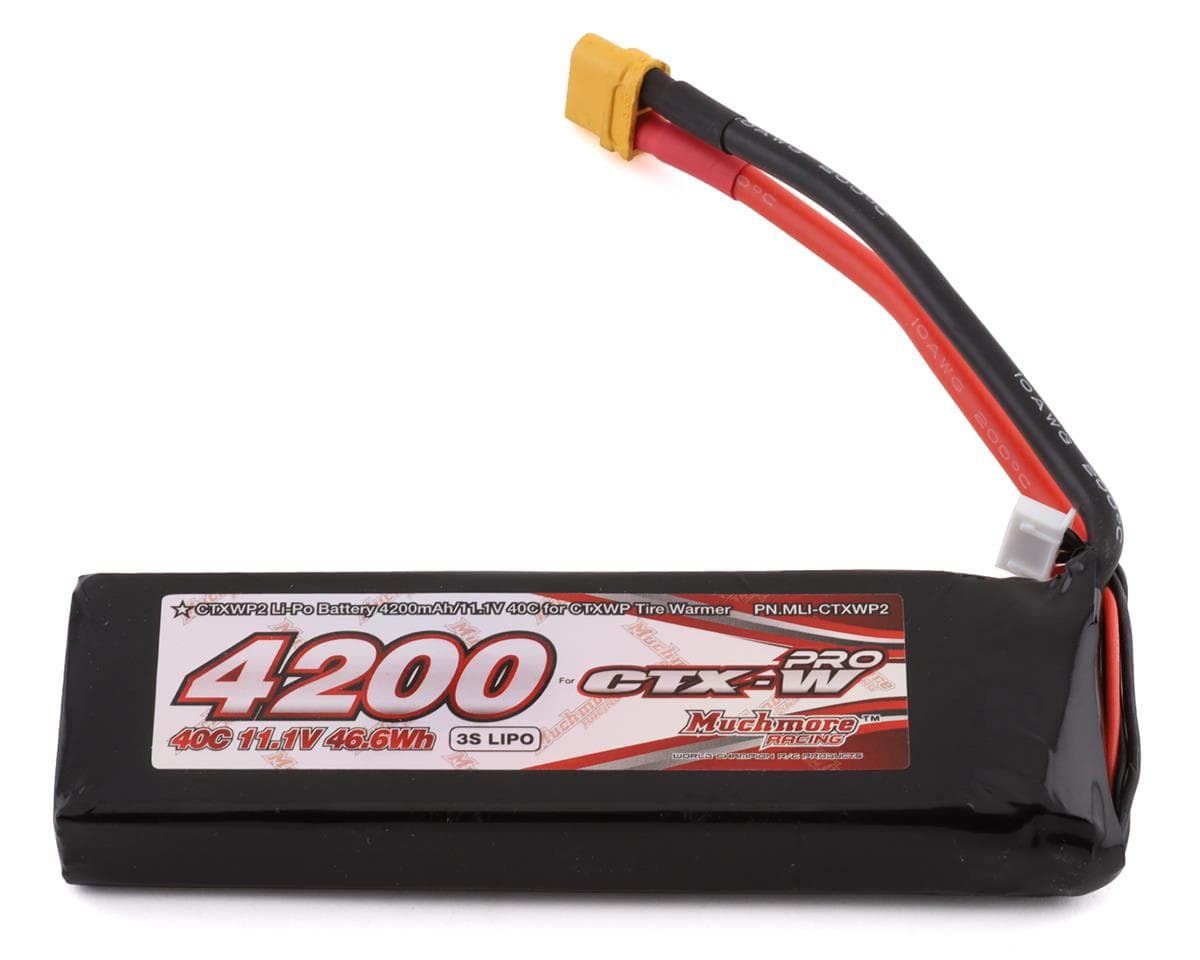 Muchmore 3S LiPo 25C CTXWP Tire Warmer Battery Pack (11.1V/4200mAh)