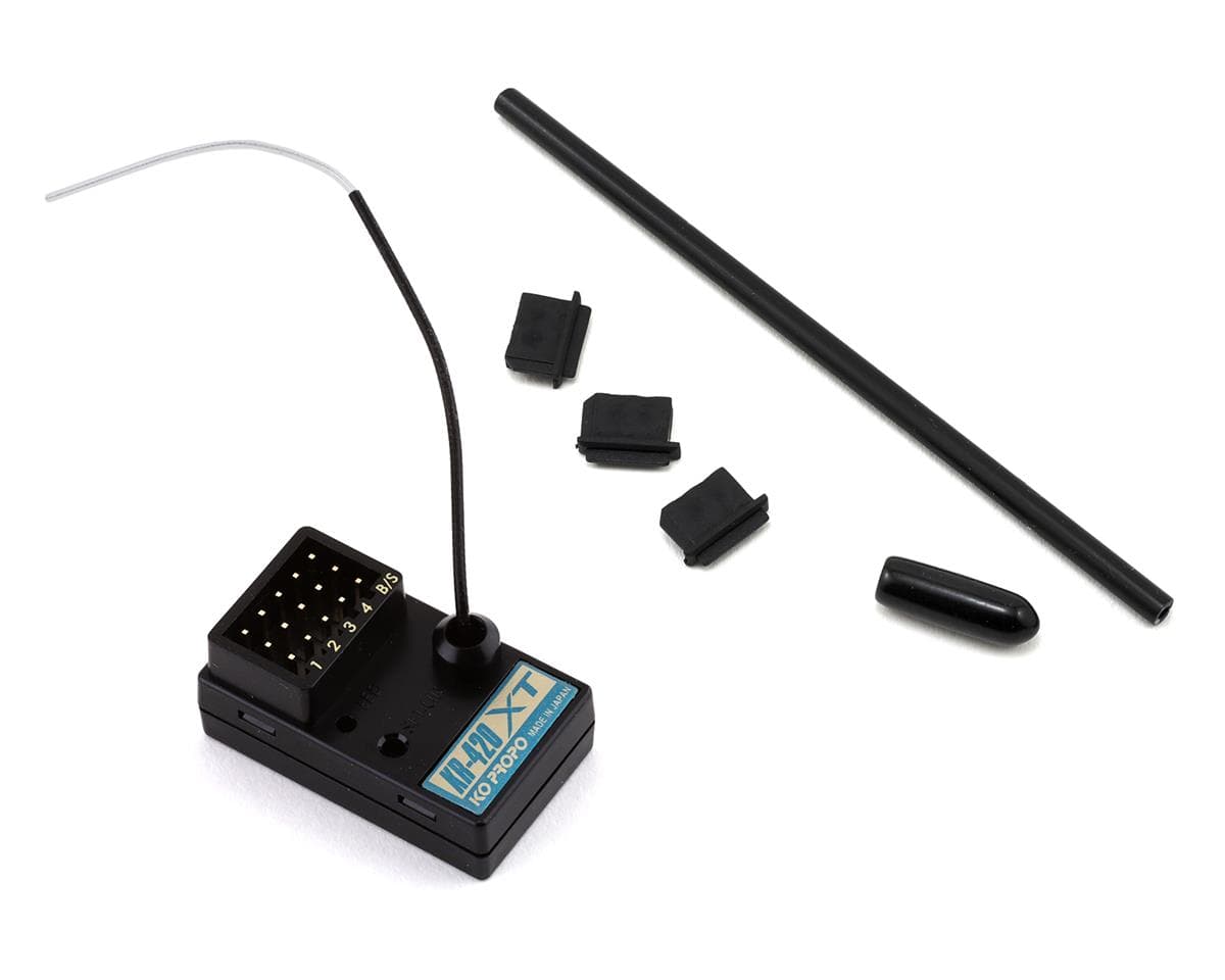 KO Propo KR-420XT 2.4GHz 4-Channel FHSS Micro Receiver (Short Antenna)