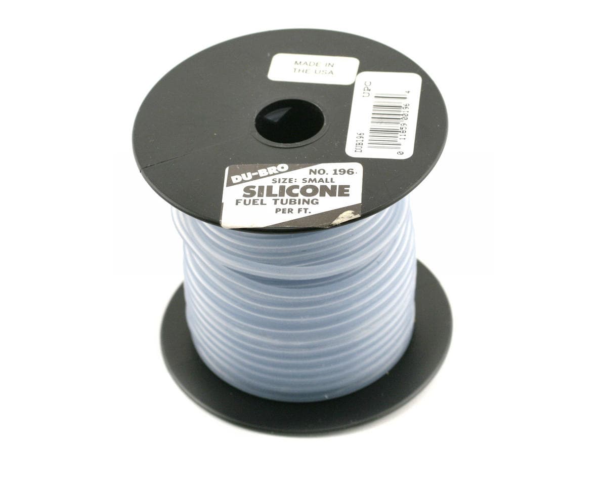 DuBro Small Silicone Fuel Tubing (Blue) (50')