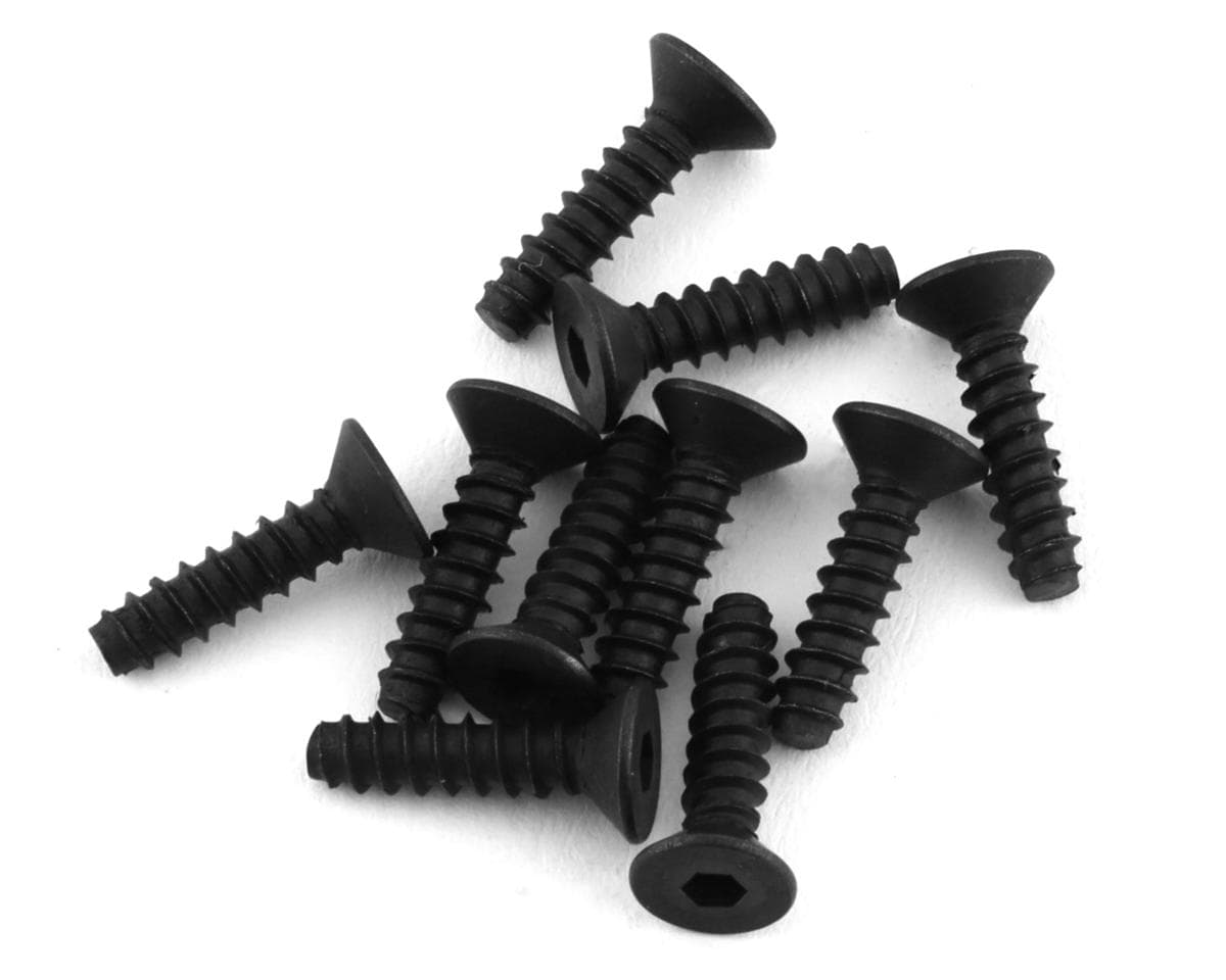 HPI 3x12mm Self Tapping Flat Head Screw (10)