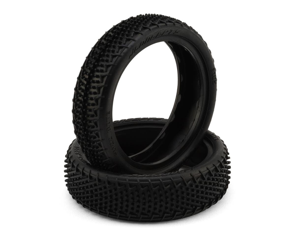 JConcepts Fuzz Bite LP Slim 2.2" 2WD Front Buggy Carpet Tires (2) (Purple)