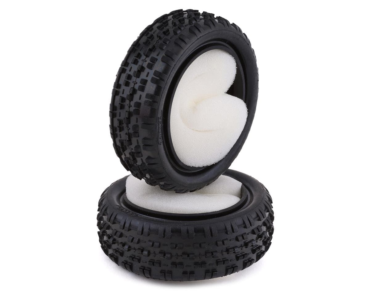 HotRace Astroturf/Carpet 1/10th Buggy Front Tires w/Inserts (2) (Hard)