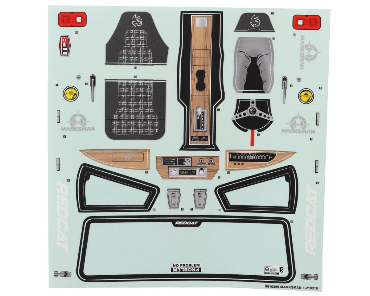 Redcat Marksman Decal Sheets (2)