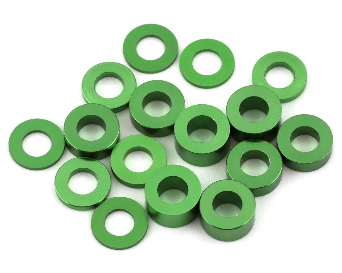 175RC Pro2 Sc10 Ball Stud Spacer Kit (Green) (16)