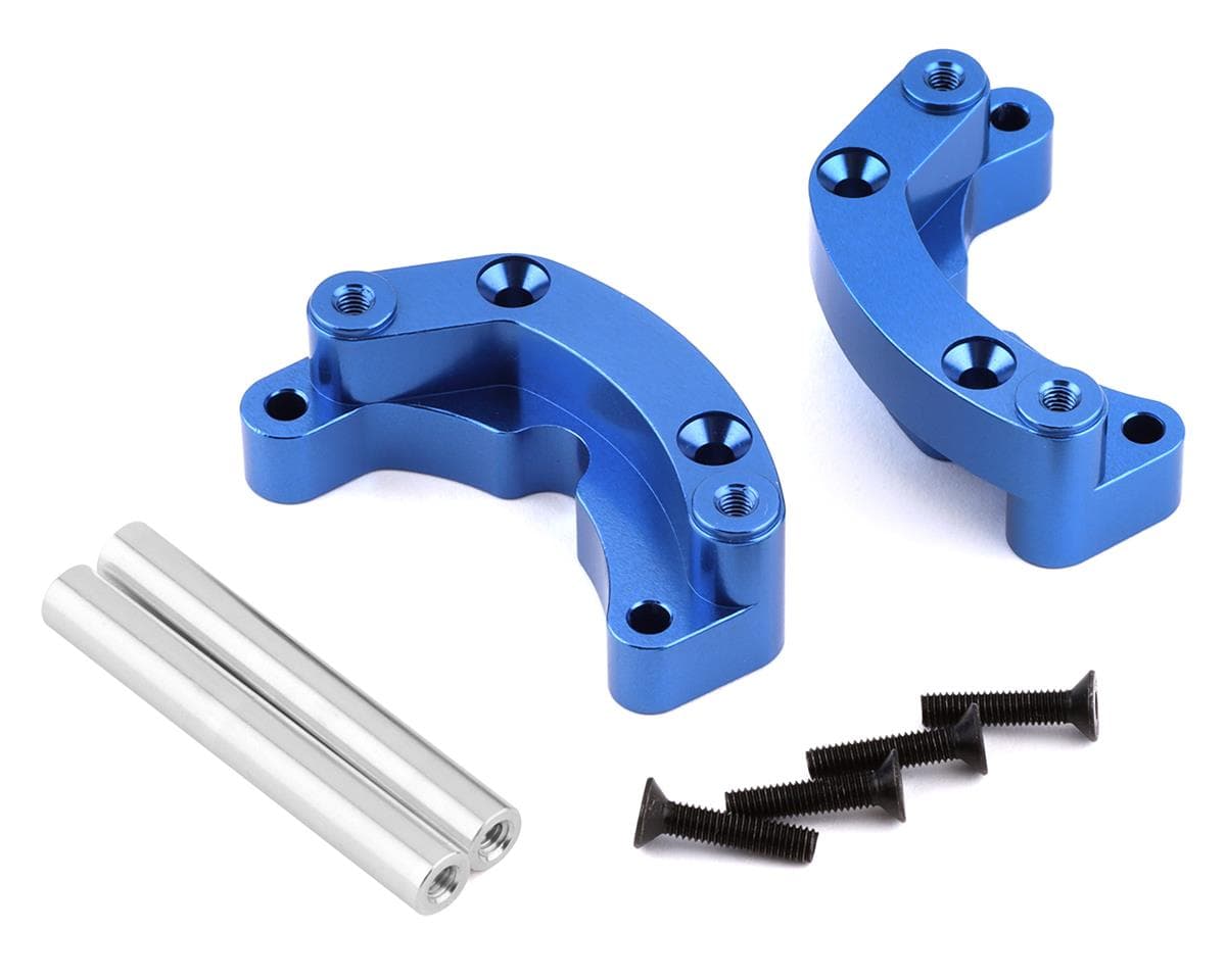 ST Racing Concepts Aluminum Rear Wheelie Bar Mount for Traxxas Drag Slash (Blue)