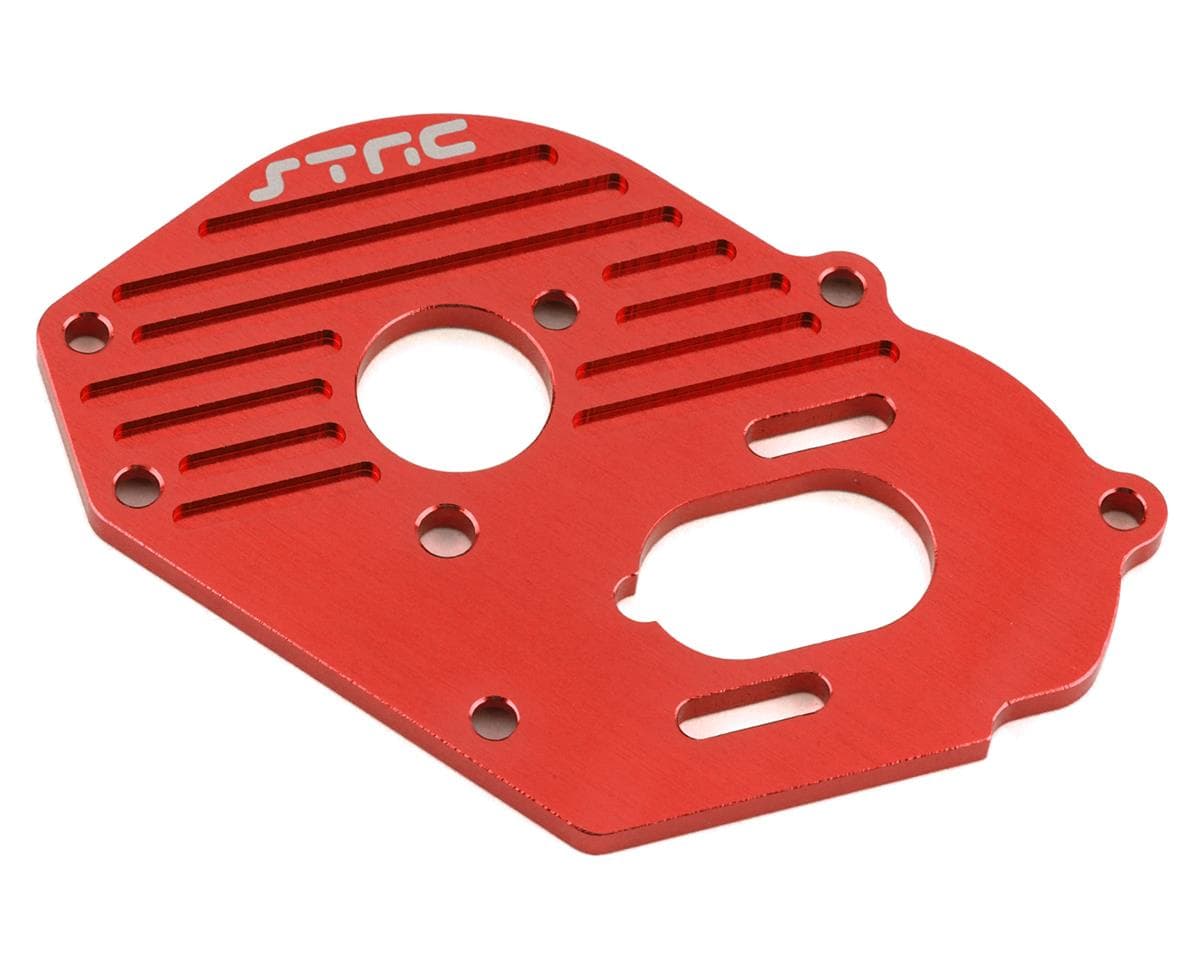 ST Racing Concepts Aluminum Heat-Sink Motor Plate for Traxxas Drag Slash (Red)