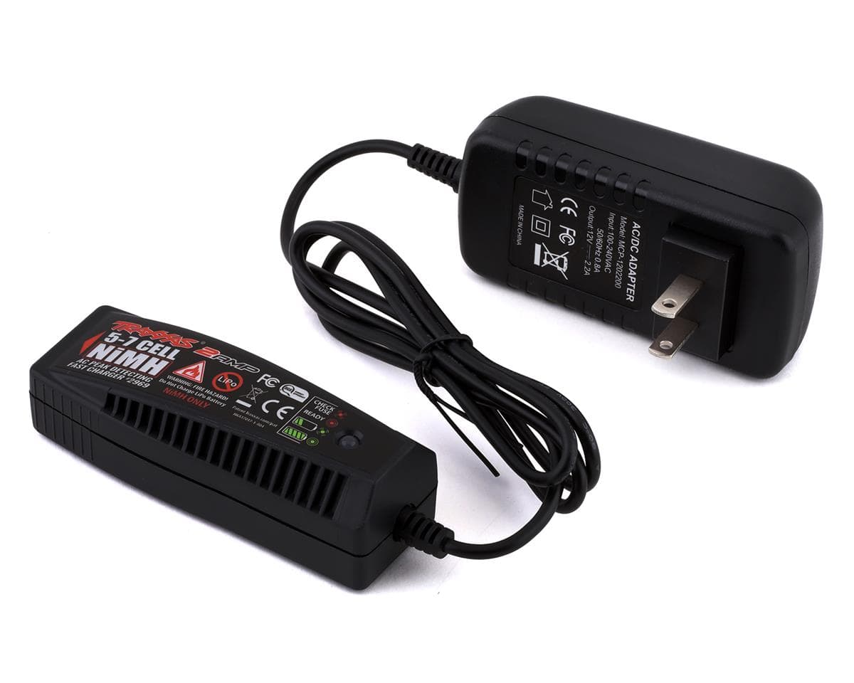 SCRATCH & DENT: Traxxas 7-Cell NiMH Battery/Charger Completer Pack w/One Power Cell 3000mAh 8.4V Flat Battery