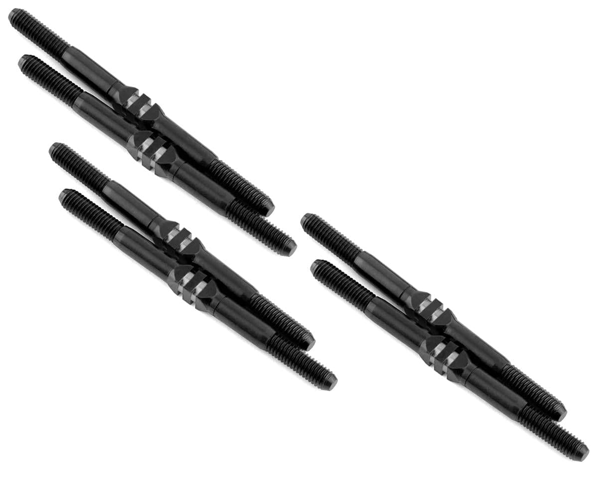 Whitz Racing Products HyperMax TLR 22 5.0 Elite 3.5mm Titanium Turnbuckle Kit (Black)