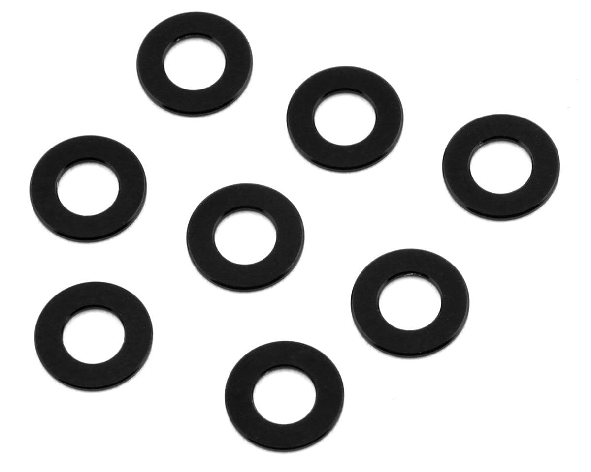 Reve D 3x6x0.5mm Aluminum Shims (Black) (8)