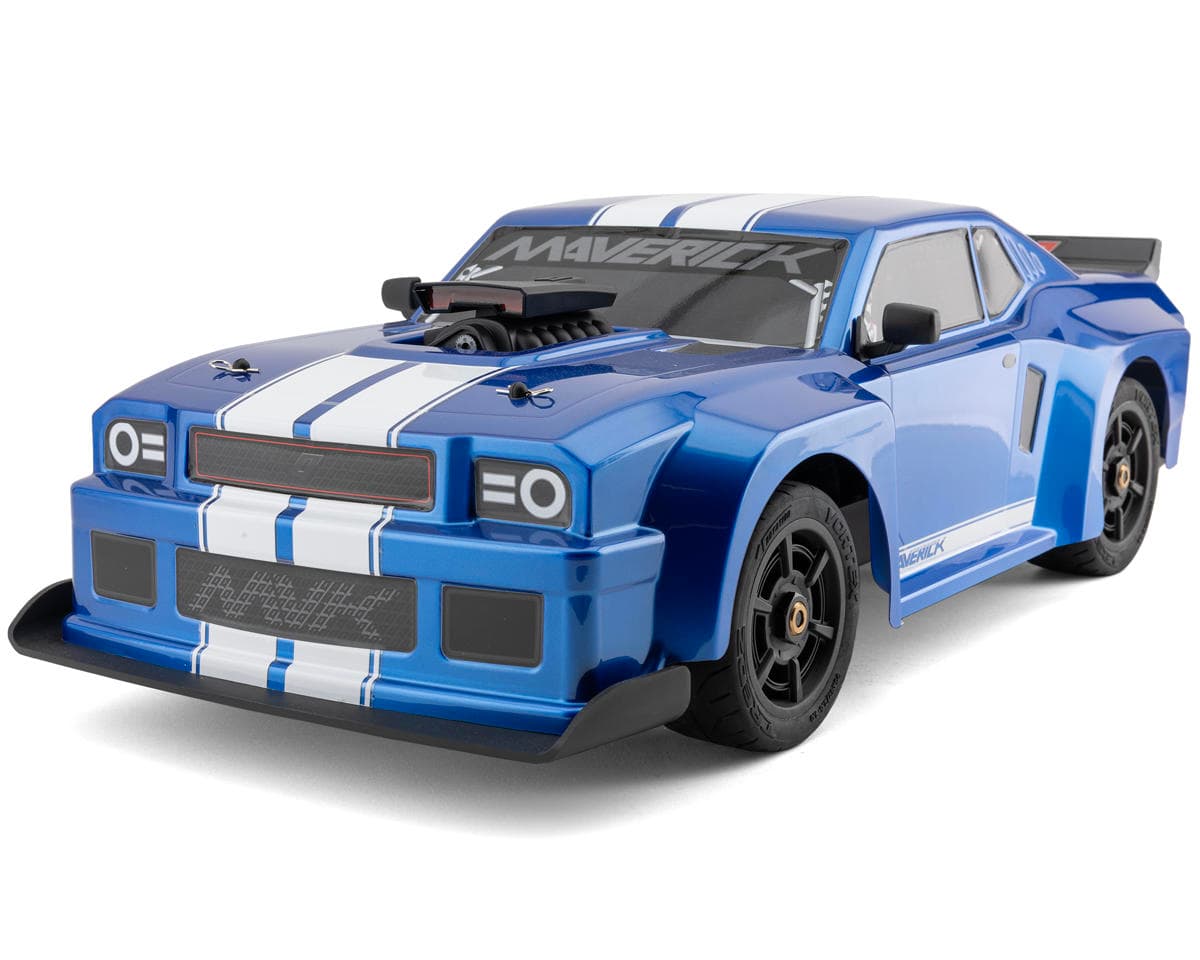 Maverick QuantumR Flux 1/8 4S 4WD Brushless RTR Electric Muscle Car (Blue) w/2.4GHz Transmitter