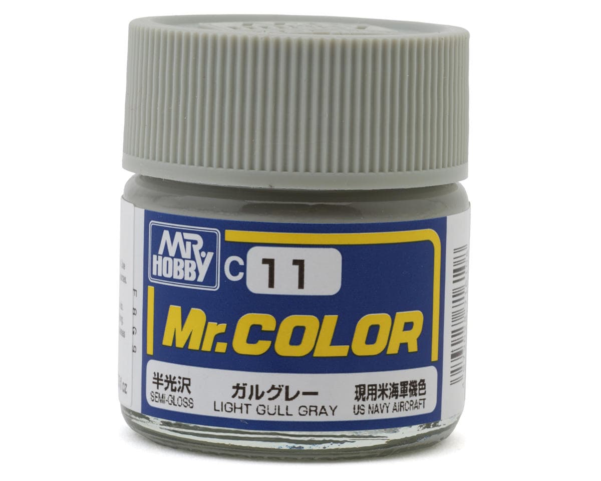 GSI Creos Mr. Hobby C11 Semi-Gloss Light Gull Gray (10ml)