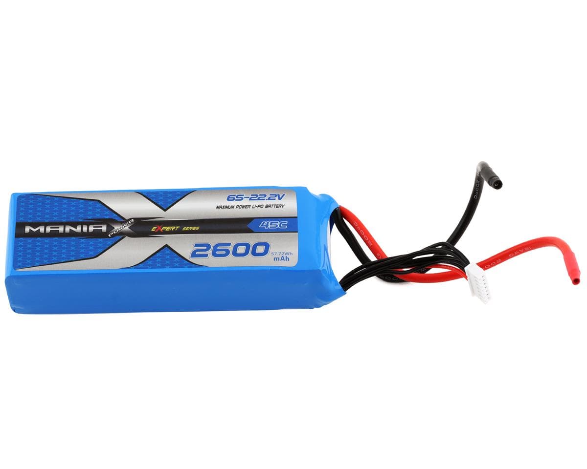 ManiaX 6S 45C LiPo Battery Pack (22.2V/2600mAh)