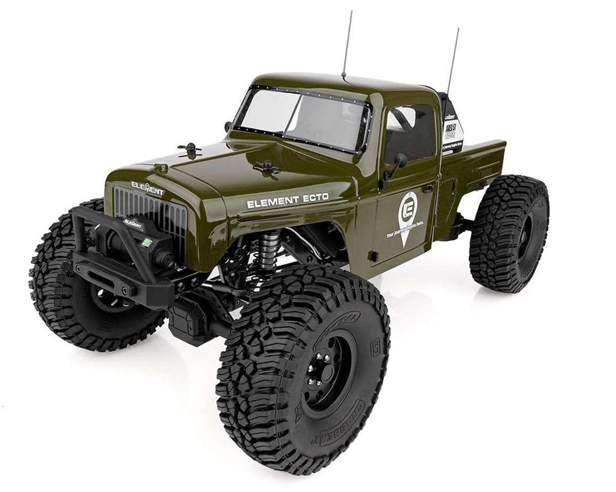Element RC Enduro Ecto Trail Truck 4x4 RTR 1/10 Rock Crawler (Green) w/2.4GHz Radio