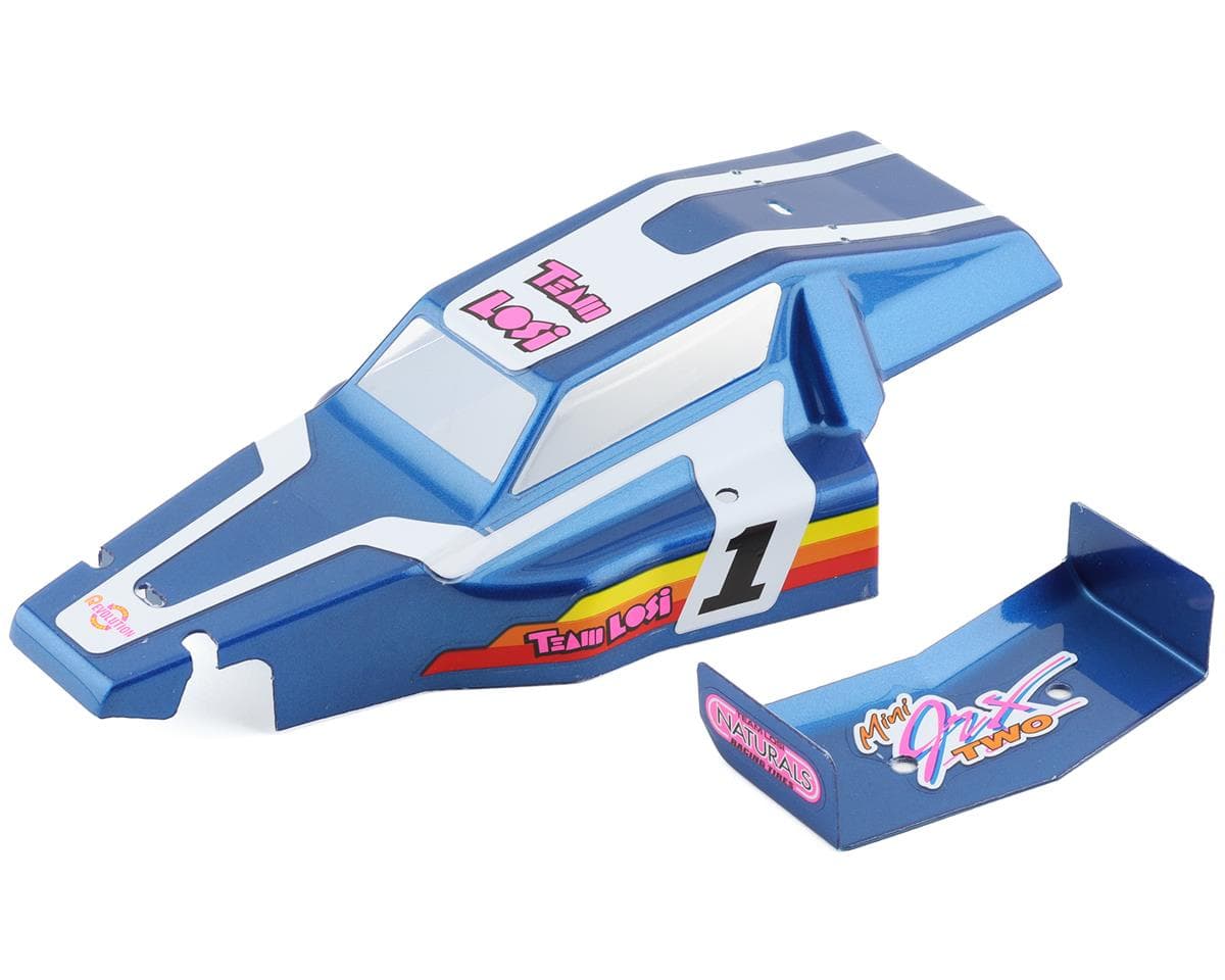 Losi Mini JRX2 Pre-Painted Body & Wing (Blue)