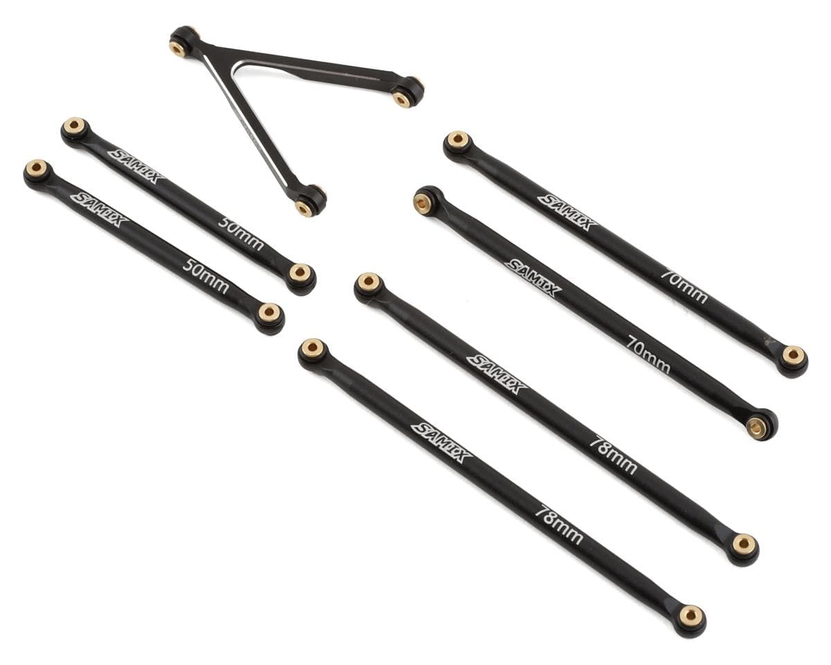Samix SCX24 Aluminum Link Set (7) (153.7mm) (AXI00005)