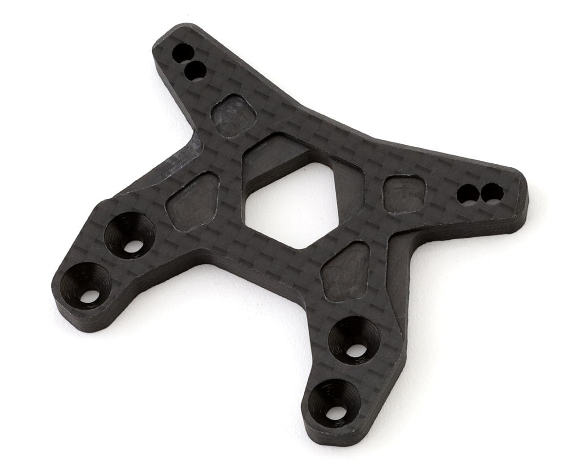 PSM Team Associated B6.3 Carbon Fiber Front Shock Tower (5mm) (2 Holes)