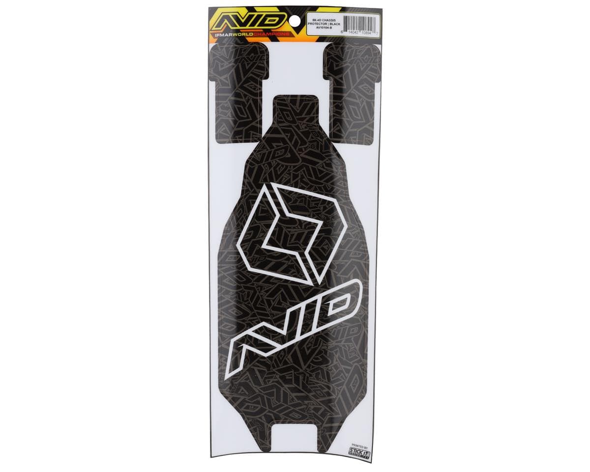 Avid RC Associated RC10B6.4D Precut Chassis Protective Sheet (Black)