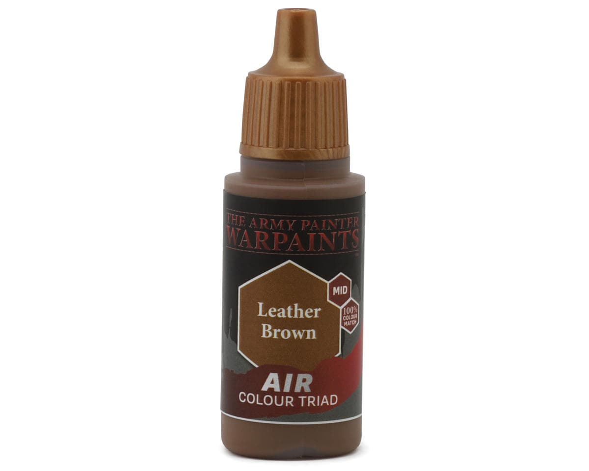 Army Painter Warpaints Air Acrylic Paint (Leather Brown) (Midtone) (18ml)